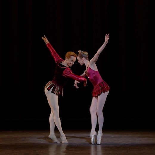 A sparkling spectacle ✨ First performed by the New York City Ballet in 1967, Jewels is one of George Balanchine's greatest pieces of choreography – and today marks its 57th anniversary! Experience the evolution of ballet through three contrasting acts, each set to music by different composers and represented by a precious jewel: emerald, ruby or diamond. A pure celebration of dance, this masterpiece has become a treasured gem performed by companies worldwide. 🎥 Sarah Lamb and Steven McRae perfo