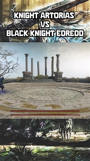 Knight Artorias VS Black Knight Edredd
