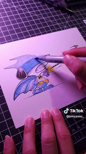 Snoopy Batman Drawing: A Creative Cartoon Art Piece