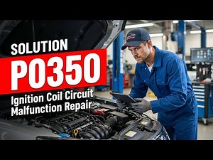 How To Fix P0350 OBD II Error Code - Ignition Coil Circuit Malfunction Repair