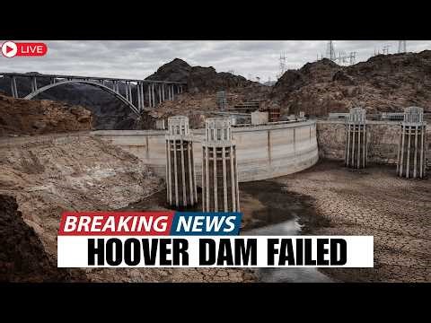 Footage From Hoover Dam Revealed The 140-Foot Decline Nobody Can Stop