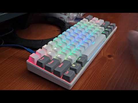 modded Royal Kludge RK61 | Gateron G Pro Reds