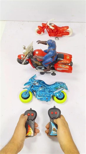 Remote control bike with DC motor / RC Bike vs RC Gadi