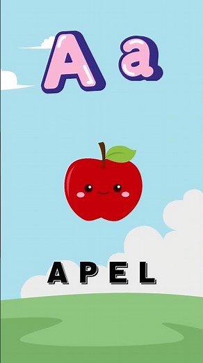 mengenal huruf alphabet A #alphabet #A #Huruf