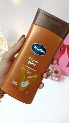 Get Glowing Skin! ✨ Vaseline Cocoa Glow 48HR Lotion Honest Review#vaseline#bodylotion #shots#vairal