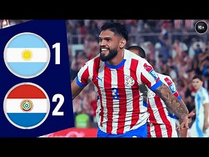Argentina vs Paraguay 1-2 | All Goals & Highlights | 2026 World Cup Qualifier | HD 1080P