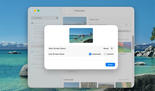 Discovered: Apple's new screensaver from macOS 26 Tahoe on the web