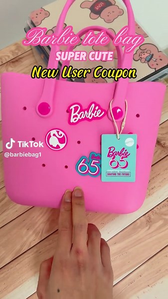 Barbie tote bag!!go run!!!#barbie #cute #barbiegirl #lunchbag #bag #barbiebag #lunchtote