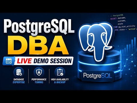 Master PostgreSQL Database Administration – Live Session