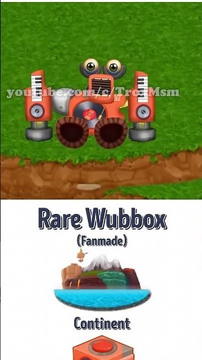 Baby Rare Wubbox on Continent In The Game and Community | My Singing Monsters!