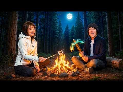 Quackity Tries Minecraft In Real Life | Touching Grass