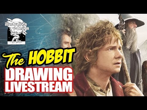 THE HOBBIT Drawing Livestream