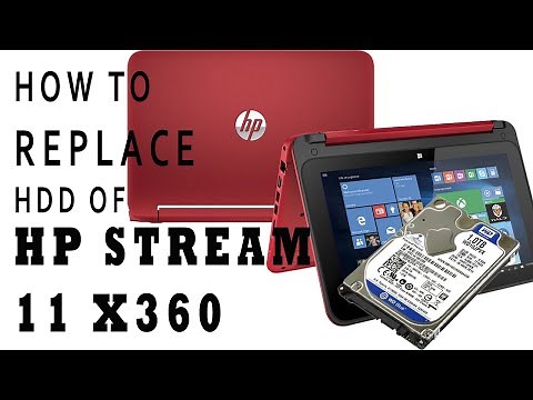How to replace HDD of HP STREAM 11 x360