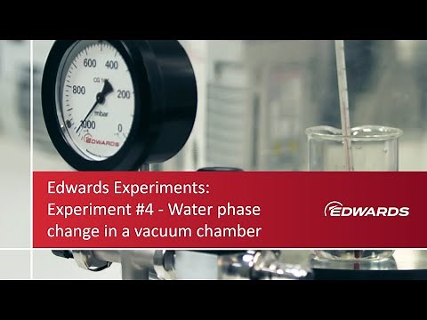 Experiment #4: Water phase change in a vacuum chamber