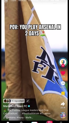 Arsenal Dominates Mansfield Town in FA Cup Clash