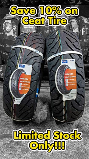 Ceat Zoom Max Tire on Yamaha Gravis | Takara Tires