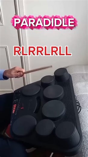 The PARADIDDLE .Makes a Great Drum Fill. #drums #drumlesson #paradiddle, #beginner