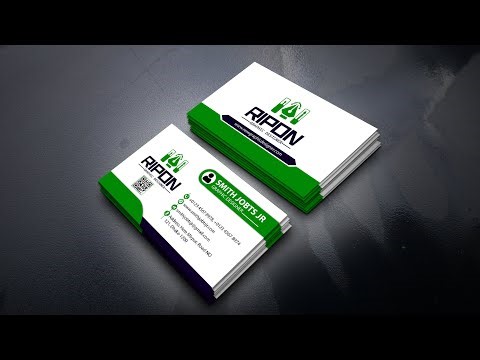 How to Create Professional Business Card design in Photoshop