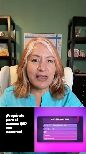 GEDEspanolUSA REGISTRATE GED en Español 2025! #GED #gedclasses #gedexamen #gedscience