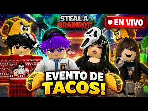 🔥 EN VIVO Roblox: EVENTO DE TACOS + Jugamos con SUSCRIPTORES 😱