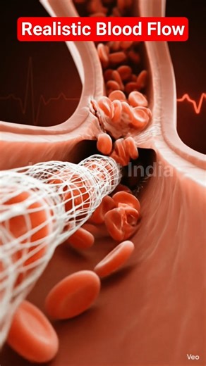 How a Blood Clot Forms Inside Your Body 😨 | Real Human Blood Flow #shorts