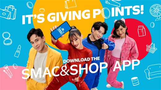 Every step hits and yes, it’s giving points! Check out the new SMAC&SHOP video now and shop non-stop to earn points, points, points!!!​ Download the SMAC&SHOP app and go to "Manage Cards" tab to link your card. bit.ly/SnS_MV | SMAC