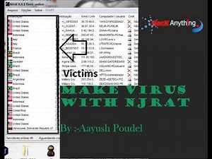 How to make virus using NJrat!! REMADE