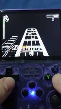 Consola retro R36S variante ejecutando Rock band unplugged #r36s #clone #psp
