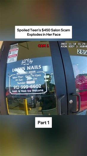 Spoiled Teen’s $450 Salon Scam Explodes in Her Face | spoiled teen 450 nails