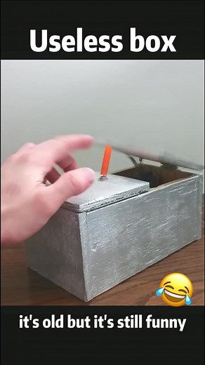 Useless box playing switch🤨#fyp #box #useless #funny #fypシ #joke #machine
