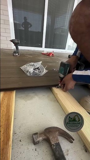 How to install eko deck #ekodeck #brisbanelandscaping #landscaping #trendingshorts #indian #work