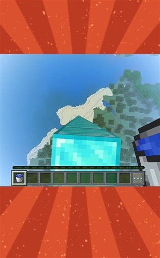 wuater drop de prop vs de noob 😬😉🪣 #minecraft