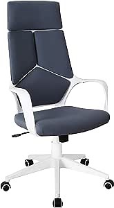 Techni Mobili Executive Modern Studio Office Chair, Regular, Grey