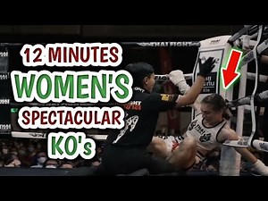 12 Minutes Of Women's Spectacular Knockouts | 2025 KO's