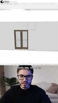 Multi-panel sliding door recessed in Archicad #archicad #architecture #bim #architecture