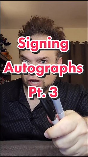 Signing #autographs Part 3! 🤩✒ Now accepting International Orders! Live autographs this Friday, get yours today- link in my bio!