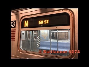 R160 (N)Shuttle train announcements To 59 Street-4 Avenue