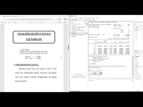 UJI GMM REGRESI DATA PANEL DINAMIS STATA ➡️ GENERALIZED METHOD OF MOMENTS STATA