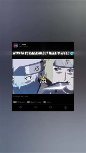 minato vs kakashi but minato speed 🥶
