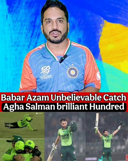 237K views · 12K reactions | Babar Azam unbelievable catch,agha Salman brilliant hundred,Pak beat sl 1st odi #BabarAzam #aghasalman #pakvssl2025 #cricketlovers #cricketnews | hd cricket live | Facebook