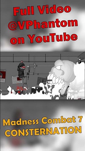 Hank vs Tricky, the Great Fight - Madness Combat #flash #animation #madness #combat #crazy