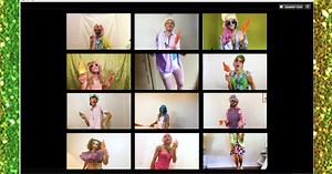 New Orleans drag flag dancing troupe Flaming Flagettes have a virtual Easter parade in new video