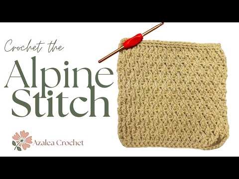 How to Crochet the Alpine Stitch