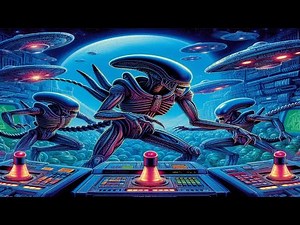 Aliens: Alien Invasion Under the Moonlight |KONAMI| Arcade game