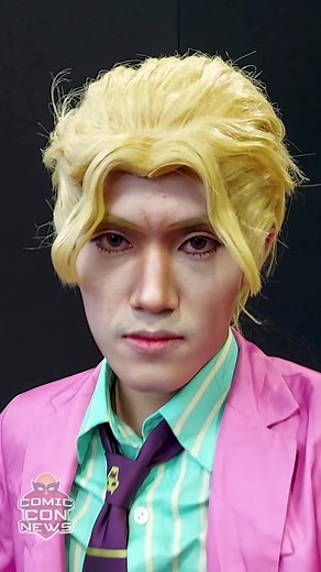 Kira Yoshikage Cosplay from JoJo's Bizarre Adventure at London Comic Con Spring 2022