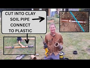 Cutting into CLAY SOIL PIPE using a Reciprocating Saw