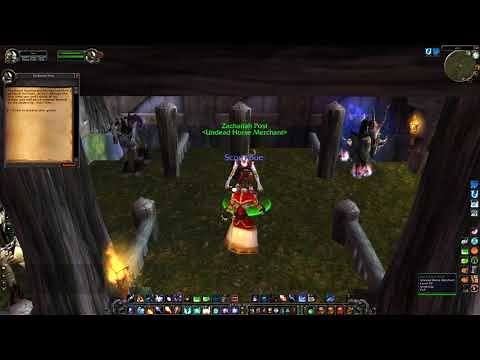 WoW Classic, Undead - Apprentice Riding & level 40 Mount