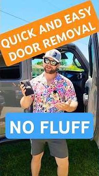 How to Remove Jeep Wrangler Doors FAST – No Fluff! #jeeplife #OffRoad #Overlanding