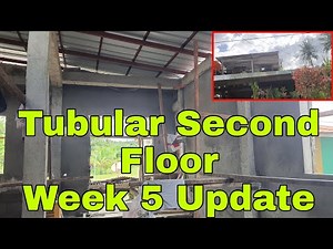 Tubular Steel Second Floor | House Update in Philippines Week 5