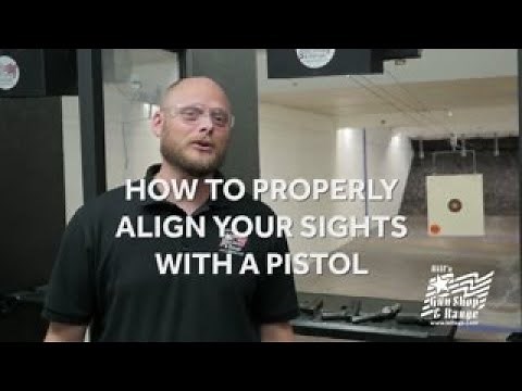 How To Properly Align Your Sights With A Pistol